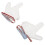 4Paia Mitten Baby in Nylon Antisucchiamento Dita Per 1