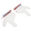 4Paia Mitten Baby in Nylon Antisucchiamento Dita Per 2