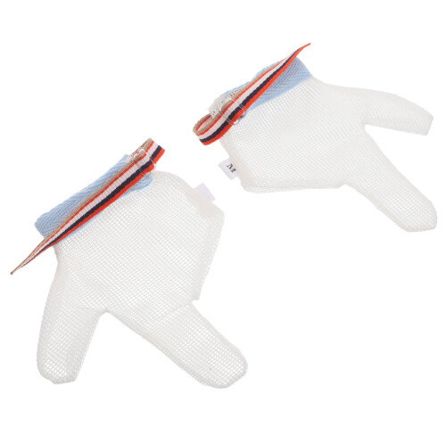 4Paia Mitten Baby in Nylon Antisucchiamento Dita Per 1