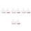 4Paia Mitten Baby in Nylon Antisucchiamento Dita Per 9