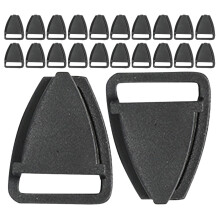 100Pz Fibbie Sostitutive Lavoro Design Triangolo Nero