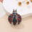 Versatile Crystal Studded Ladybugs Pin Handmade-Pearl style 5
