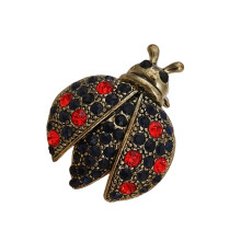 Glinsterende legering-Zwart en rood lieveheersbeestje