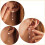 Boucles d'oreilles classiques en perles de fleurs, ton-Or 5