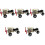 5Conjuntos Kit Montagem Carro A Plástico 5