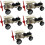 5Conjuntos Kit Montagem Carro A Plástico 9