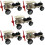 5Conjuntos Kit Montagem Carro A Plástico 10