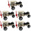 5Conjuntos Kit Montagem Carro A Plástico 8
