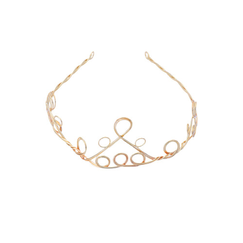 2 Unidades Tiara Simples Estilo Coroa Para Noiva Acessório
