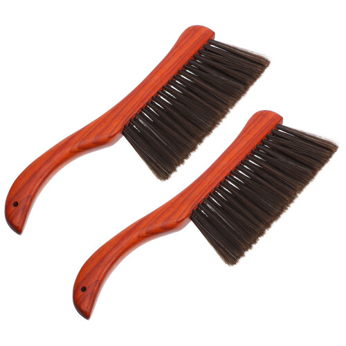 2Pcs Escova De Para Com Longo Madeira