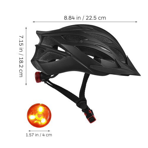 Capacete De De E Estrada Para Adulto Com Led 1