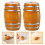 2 Unidades Mini Barril De Para Decoração 5
