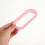 1Par Anéis Ovalados ABS Rosa Beliche Infantil 8