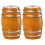2 Unidades Mini Barril De Para Decoração 4