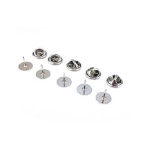 100Pz Fermagli Per Argento Clip Sicura Per Decorazioni DIY