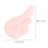 3Paio Fermagli Decorativi D'angelo in Tessuto Rosa Per 2