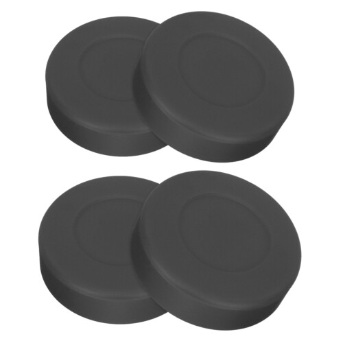 8Pz Accessorio Hockey in Gomma Nero Per Allenamento E Gioco 2