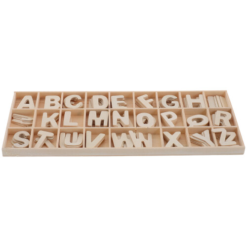 Conjunto De Letras Madeira Com Para Brinquedos E