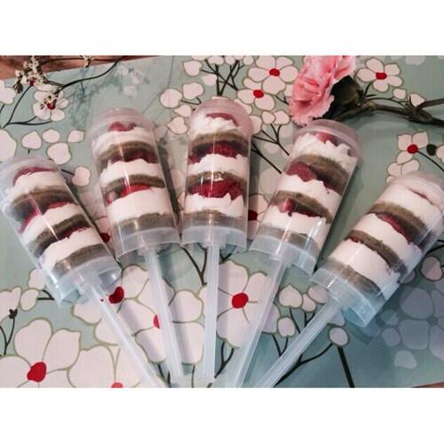 10 unidades de recipientes transparentes para cupcakes e doces 2