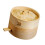 2Pcs Mini Cozedor Redondo 10Cm Para Dim Sum C/ Alça E Tampa 4