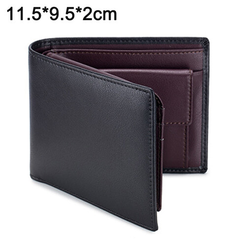 Genuine Leather Wallet with Advanced Rfid Secure Technology, Compact & Lightweight Bifold Design for Everyday Use 1