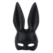 Maschera da coniglio dalle orecchie lunghe, accessorio per costume, elegante e personalizzabile, comoda da indossare, perfetta per creare
