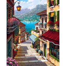 Creative Paint By Number Kit, Landscape Painting For Home Wall Decoration With Acrylic Paint, High-Quality Brushes And Ready To Hang Canvas Wall Art