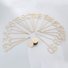 Functional Wooden Numbers For Event Decoration, Craft Wall Decor: Baltic Birch Plywood Home Decor, Premium Natural Wood Unfinished Wood Numbers Signs