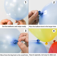 Balloon Artistry Kit, Flexible Balloon Tape 32.8 Feet With Unique Two-Hole Design, Invisible Adhesive For Professional-quality Balloon Arches, Party