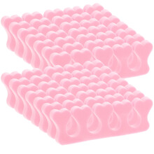 120Szt Separatory Do Palców Piankowe Eva Różowe Do Pedicure