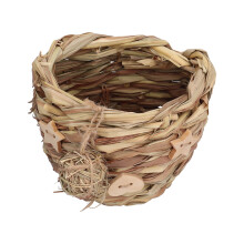 Natural Willow Grass Hideout, Small Pet Nesting Hut, Breathable Comfortable Cage Bed For Your Furry Friend's Ultimate Relaxation And Security