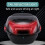 Large Capacity Waterproof Motorcycle  Box Trunk with Backrest and Night Warning Light 3