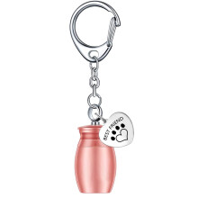 Small Cremation Urn For Pet Ashes, Pet Memorial Ashes Holder Key Chain, Keepsake Urn Keychain For Dog Cat Pets