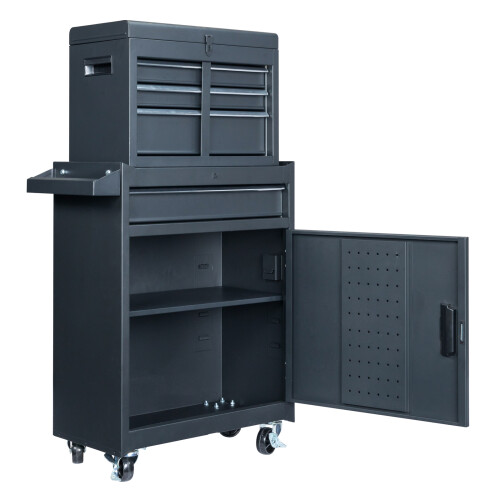Heavy Duty Roller Tool Cabinet Storage Chest Box Garage Workshop 4 Drawers 1