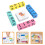 Conjunto De Letras Combinadas Educativos Para Crianças 3