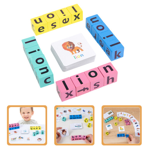 Conjunto De Letras Combinadas Educativos Para Crianças 2