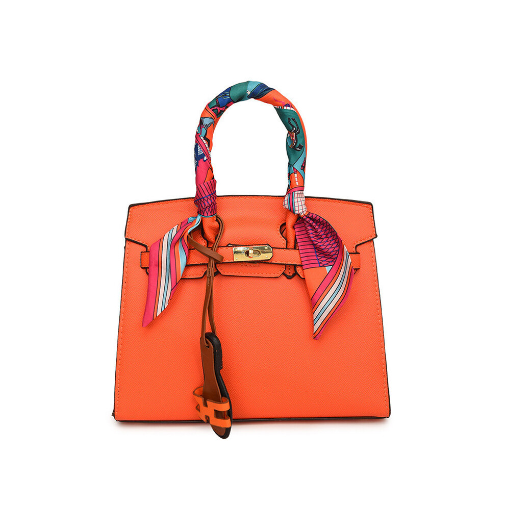 (Orange) Kelly bag handbag shoulder crossbody bag