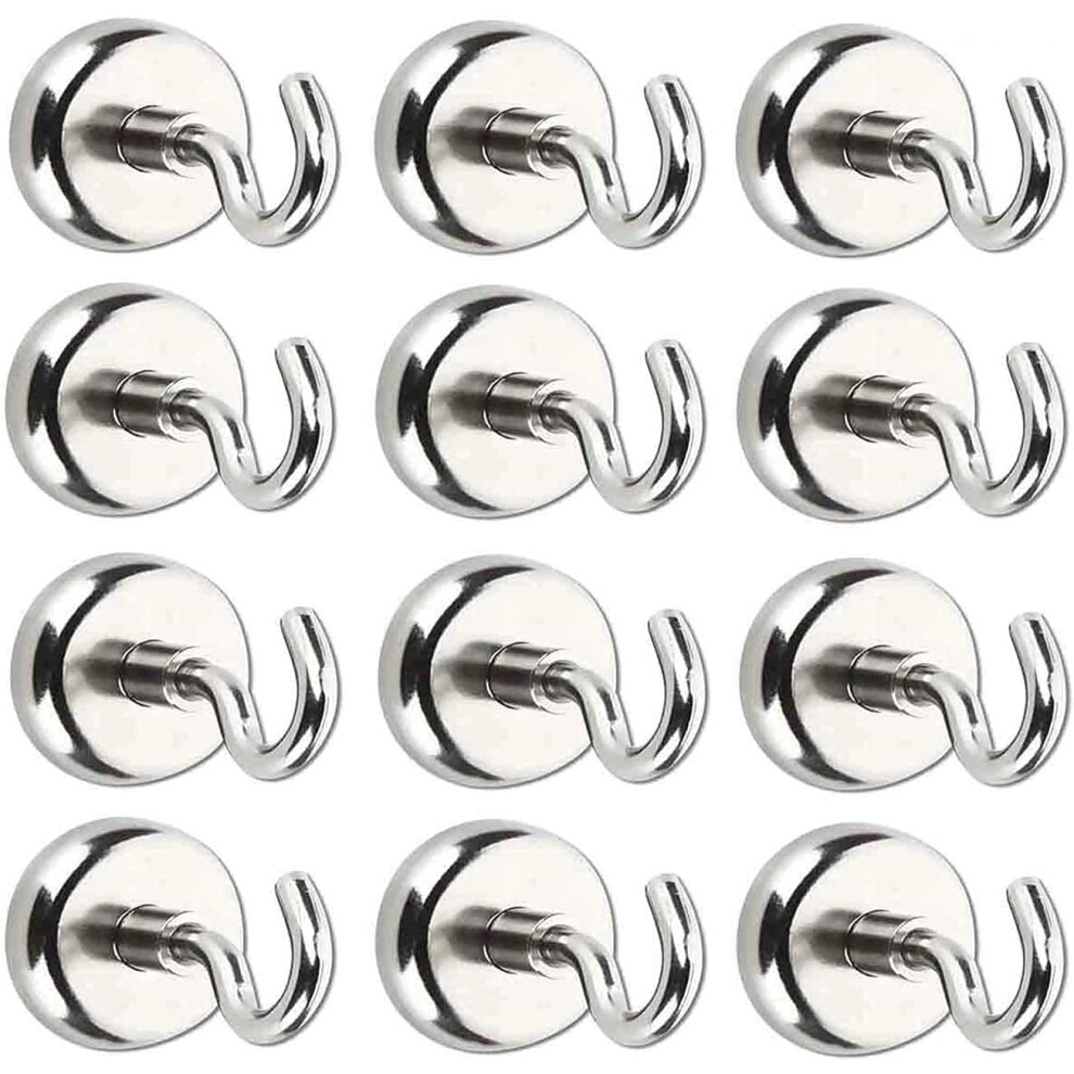 Neodymium Magnetic Hooks For Heavy Duty Applications, Durable Steel Hooks And Base Offer A Secure Storage Solution 9399812445866