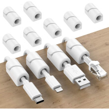 Silicone Cable Clips With Adjustable Cord Clip, Cord Holders For Desk And Car, Adhesive Cable Holders Wire Management For Organizing USB Power Network