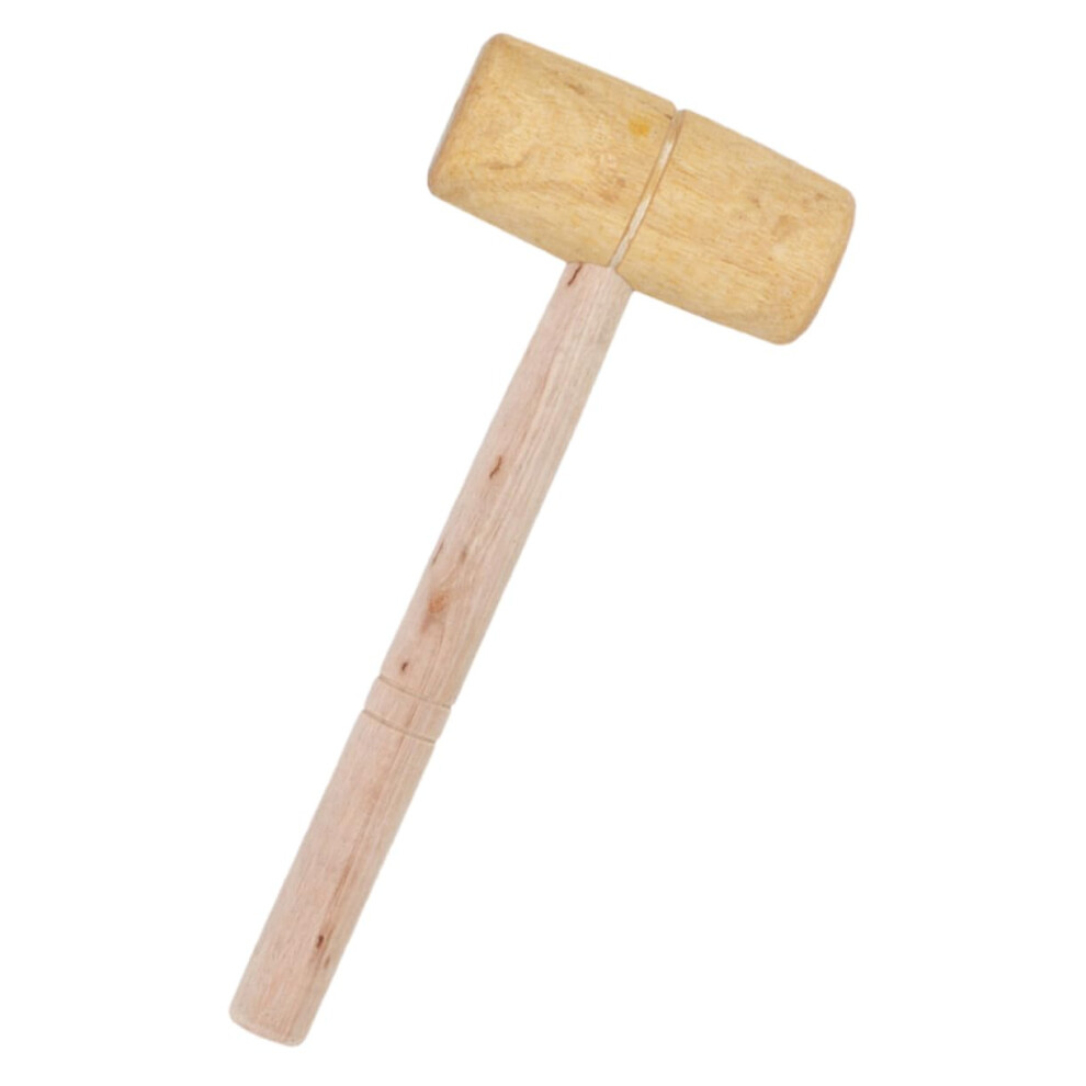 Wooden Mallet For Carpentry And Woodworking, Small Leathercraft Handle, Woodworking Tool For Diy Projects 9347817948578