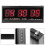 Stylish Digital Clock With Remote Control, Auto Dimming Functionality, Countdown Timer, Temperature Display, Wall Mountable, For Modern Home And 4