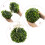 Τεχνητό Topiary Boxwood, ανθεκτική κατασκευή PVC που εξασφαλίζει μακροζωία, ανθεκτικό στο 3