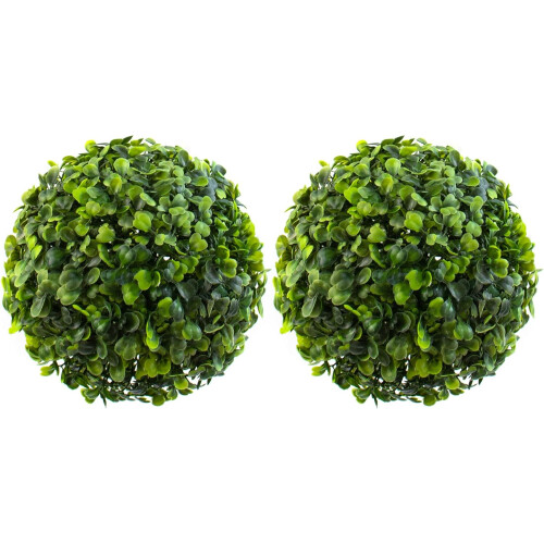 Τεχνητό Topiary Boxwood, ανθεκτική κατασκευή PVC που εξασφαλίζει μακροζωία, ανθεκτικό στο 1