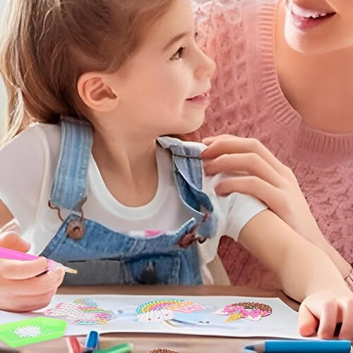 Σετ ζωγραφικής με διαμάντια 5D, υψηλής ποιότητας ακρυλικά διαμάντια, εύκολα 2