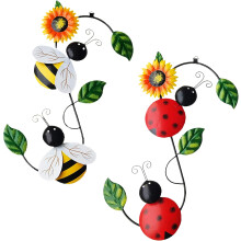 Kézzel készített kerti szobrok, 2 módja otthona vagy udvara díszítésének, tökéletes ajándék különféle alkalmakra, 2 darabos készlet,