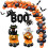 Κιτ γιρλάντας με μπαλόνια για το Halloween, μπαλόνια από φυσικό λάτεξ, αυτοκόλλητο 3D 1
