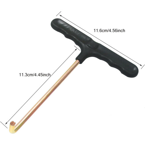 Universal Spring Puller, T-Hook 4,6X4,5 ιντσών για όλα τα ελατήρια τραμπολίνο μάρκας, Πλαστική λαβή 2