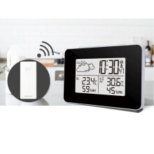 Weersvoorspellingsexpert, zeer nauwkeurige digitale thermometer met snelle verversingstijd voor thuis en op kantoor, compatibel met 3-kanaals