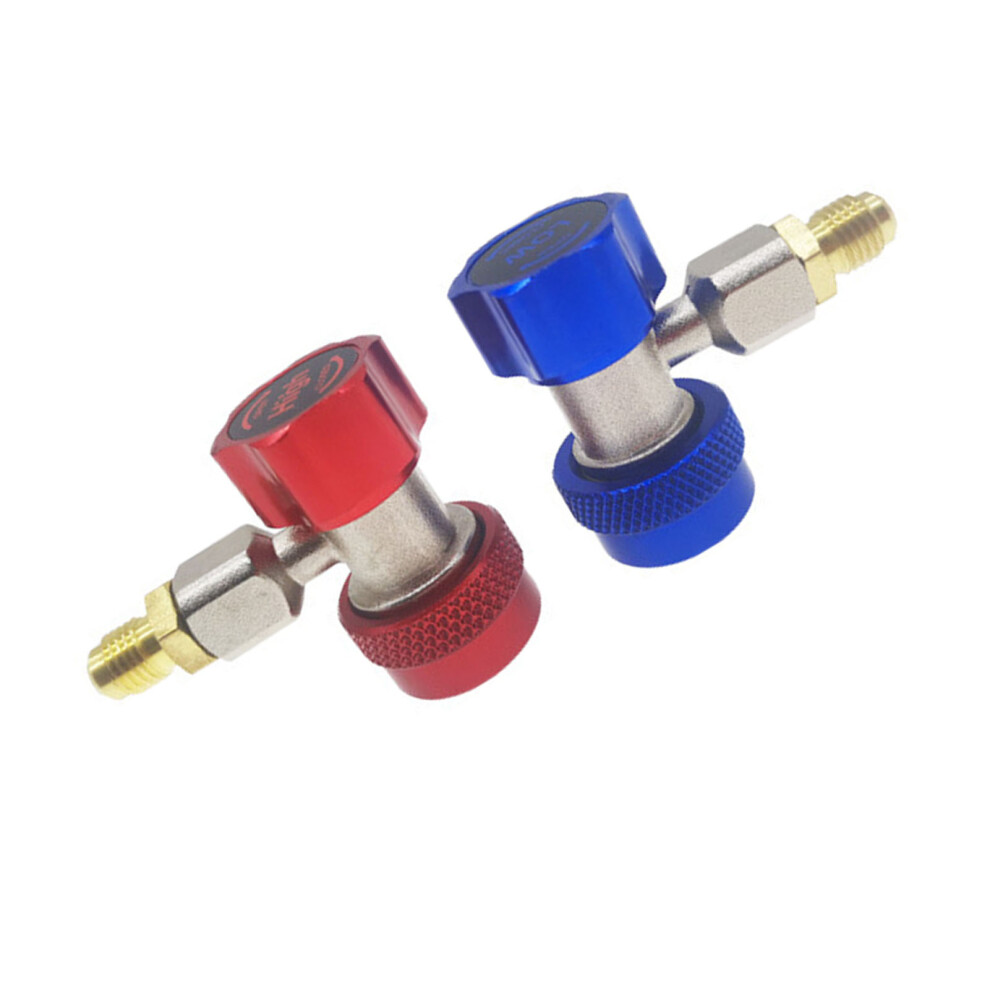Copper R134a Air Conditioner Quick Connector Adjustable Adapter For Refrigerant System 9421369038076