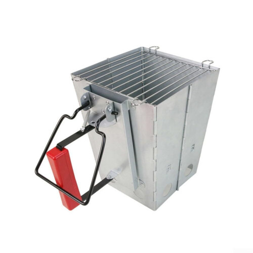 Charcoal Chimney Starter Large Capacity Foldable Design with HeatResistant Handle for Grilling